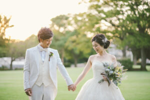 安く結婚式を挙げたいふたりの写真